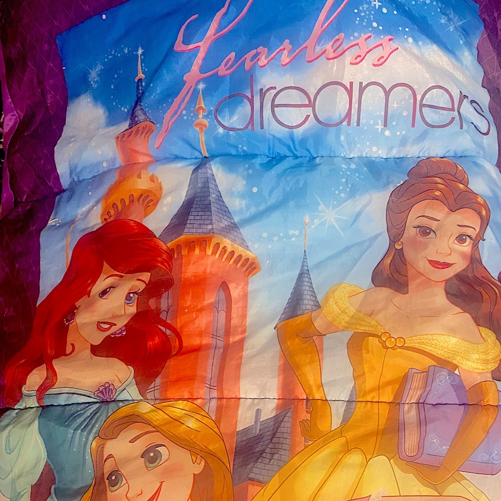 Kids Disney princess-sleeping bag.